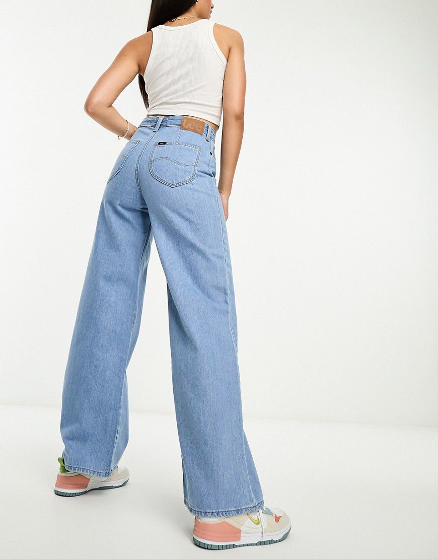 Lee - Stella - Jeans svasati a vita ultra alta in denim fresco e leggero - Lee Jeans - Modalova