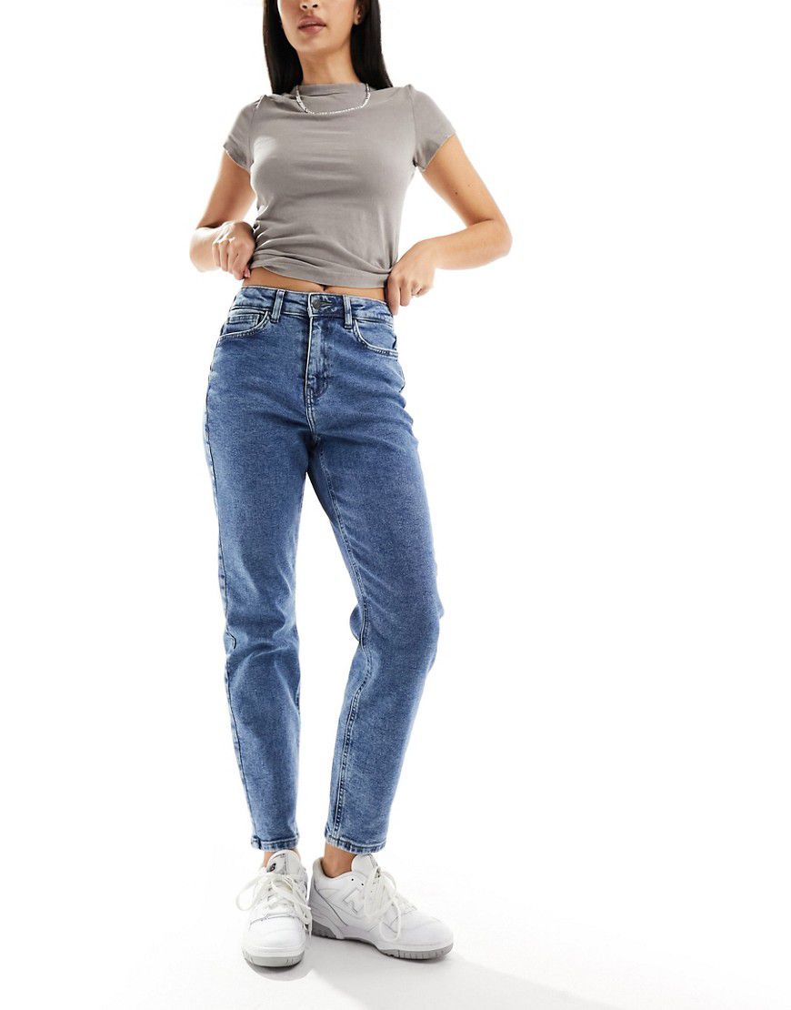 Moni - Jeans dritti a vita alta lavaggio medio - Noisy May - Modalova
