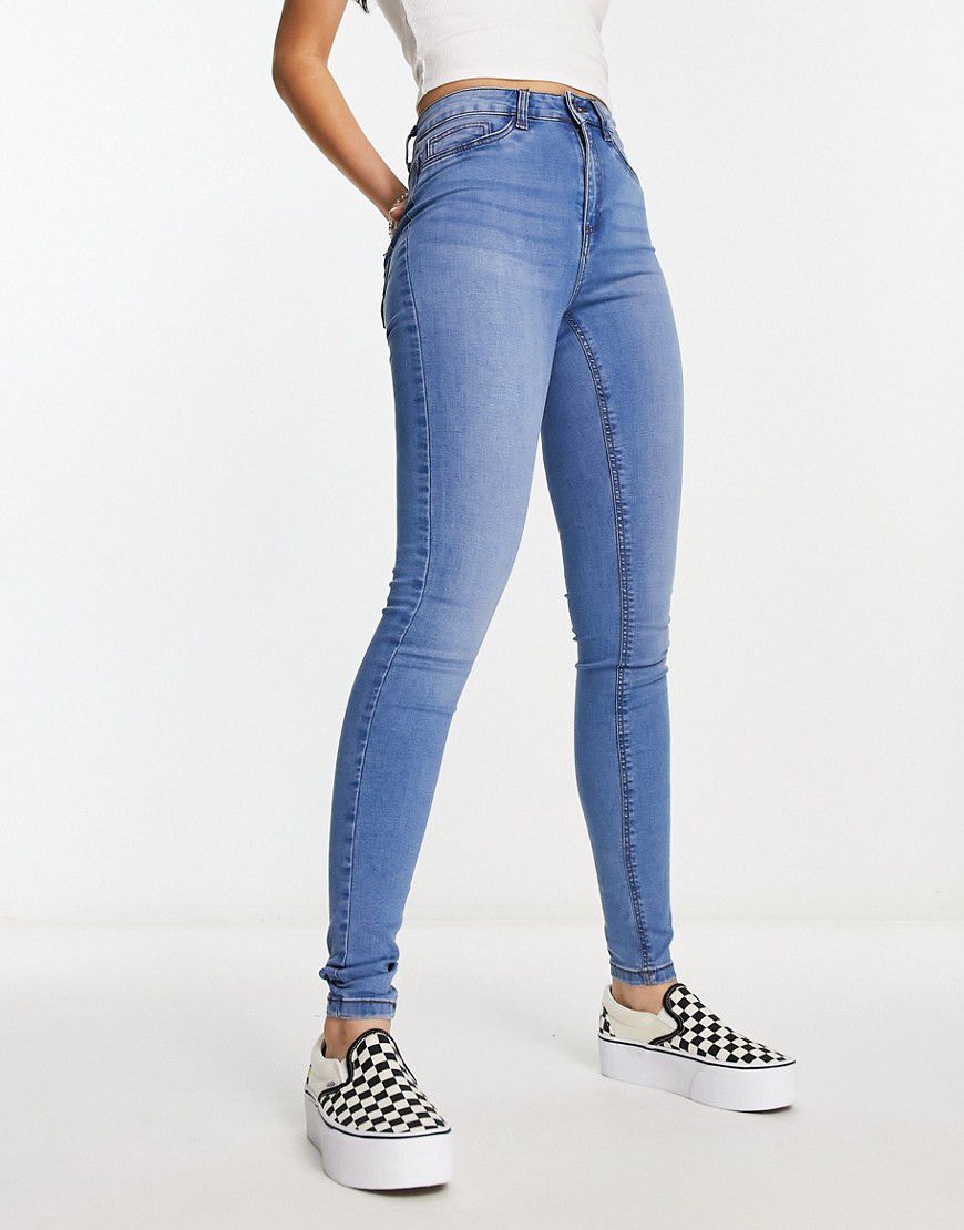 Callie - Jeans skinny a vita alta azzurri - Noisy May - Modalova