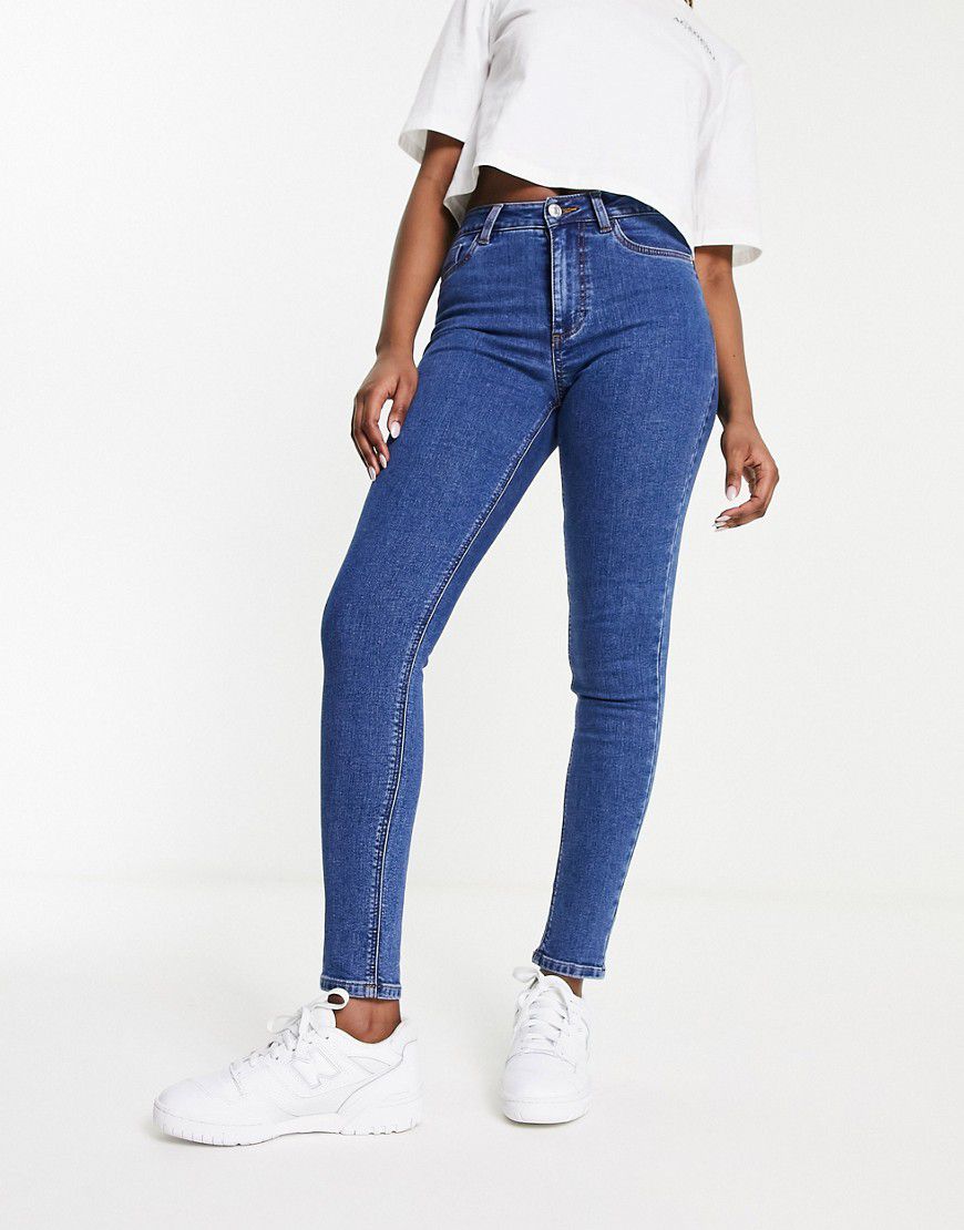 Jeans skinny a vita medio alta medio - New Look - Modalova