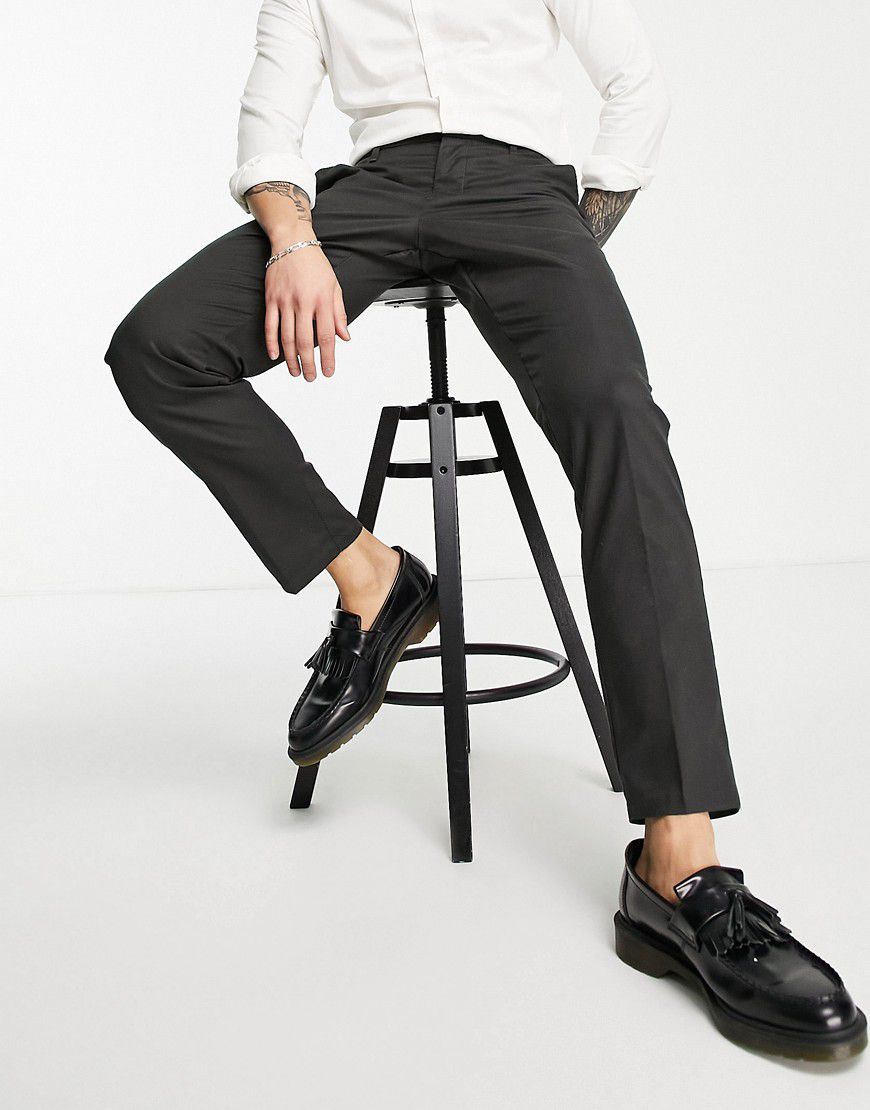 Pantaloni eleganti slim scuro - New Look - Modalova