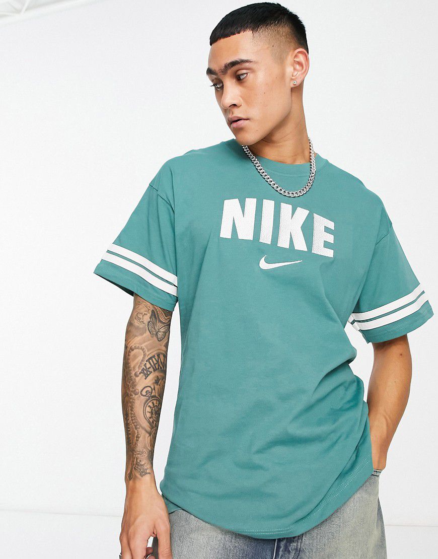 Nike - T-shirt rétro verde - Nike - Modalova