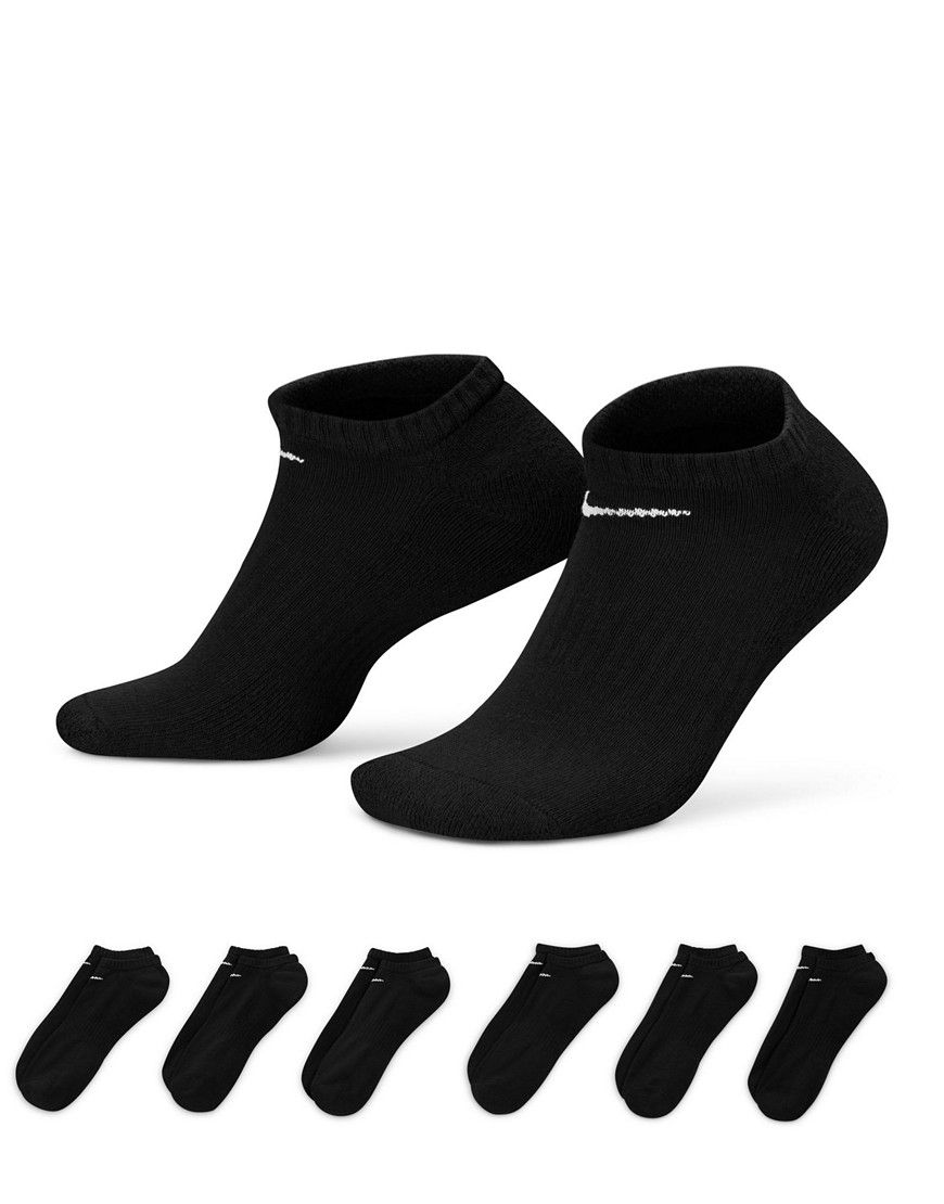 Everyday Cushioned - Confezione da 6 paia di calzini sportivi imbottiti neri - Nike Training - Modalova
