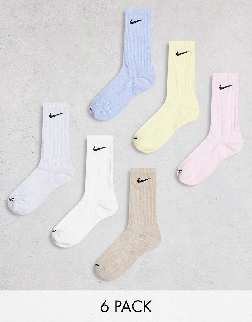 Everyday Cushioned Plus - Confezione da 6 paia di calzini sportivi ammortizzati - Nike Training - Modalova