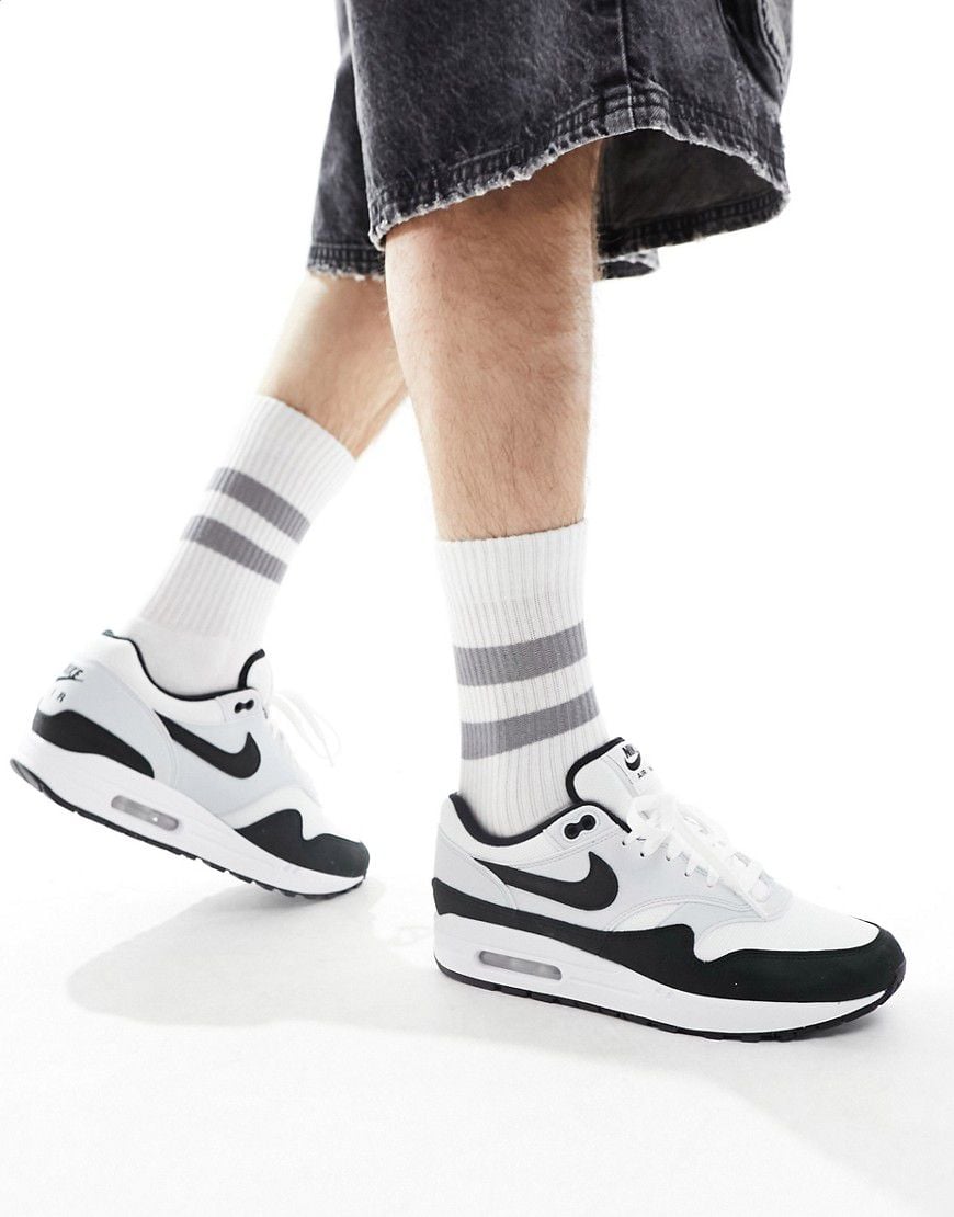 Air - Max 1 - Sneakers bianche e nere - Nike - Modalova