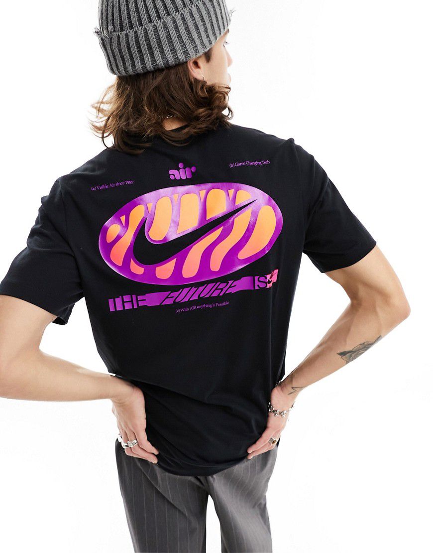 Air Max Day - T-shirt nera con stampa grafica - Nike - Modalova