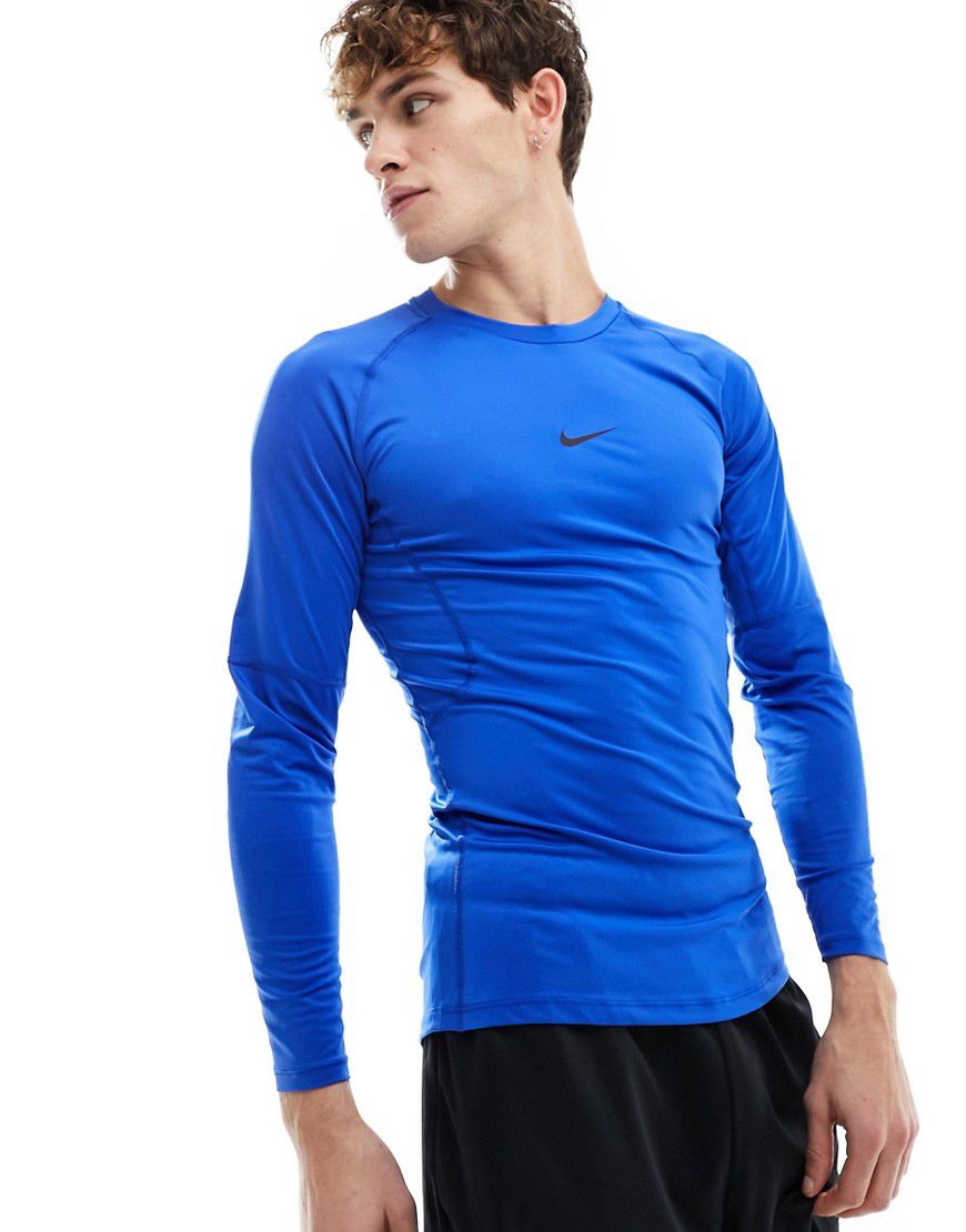 Nike - Pro Training - Top a maniche lunghe attillato reale - Nike Training - Modalova