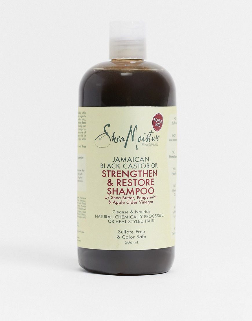 Shampoo rinforzante all'olio di ricino nero giamaicano - Shea Moisture - Modalova
