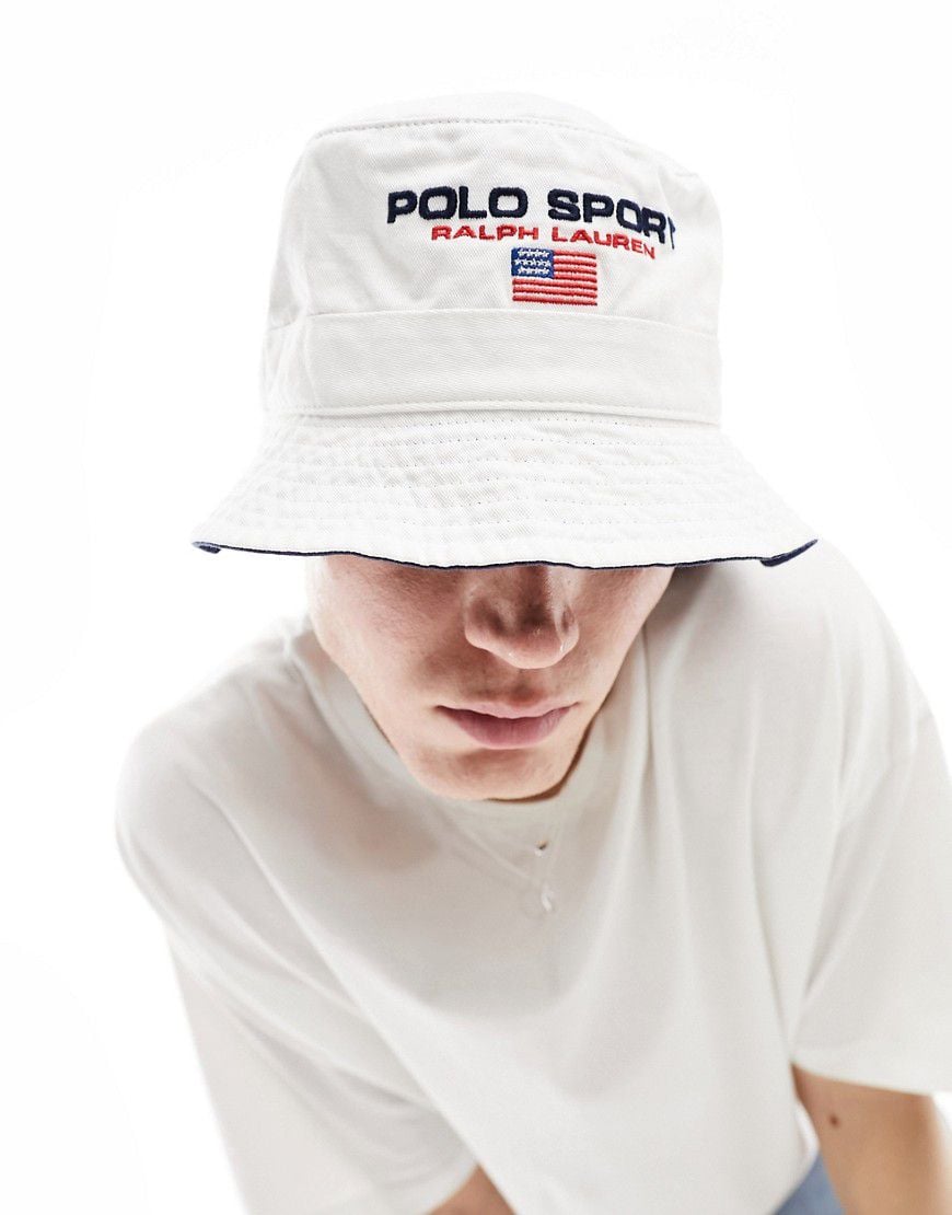 Sport Capsule - Cappello da pescatore in twill con logo - Polo Ralph Lauren - Modalova