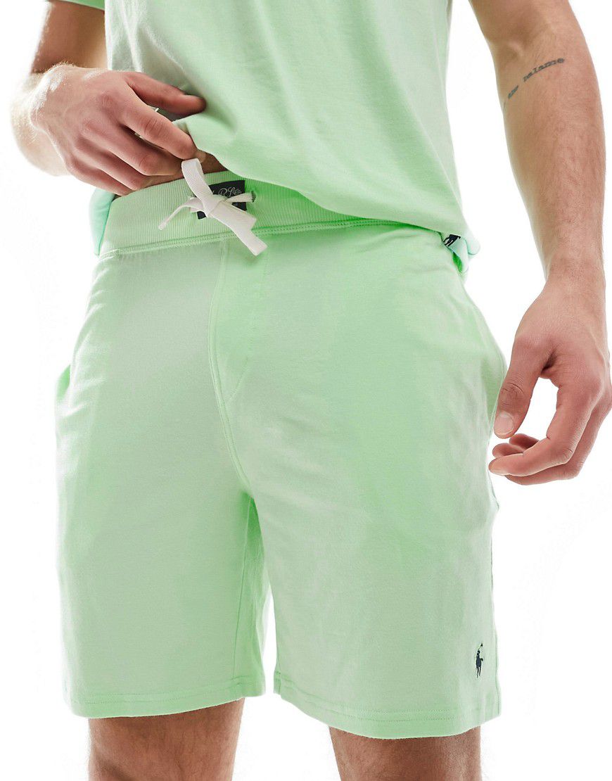 Pantaloncini da casa verdi con logo sul bordo - Polo Ralph Lauren - Modalova