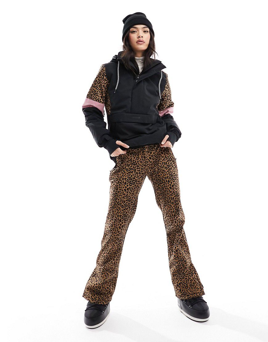 Prtangle 23 - Pantaloni da sci con stampa leopardata - Protest - Modalova