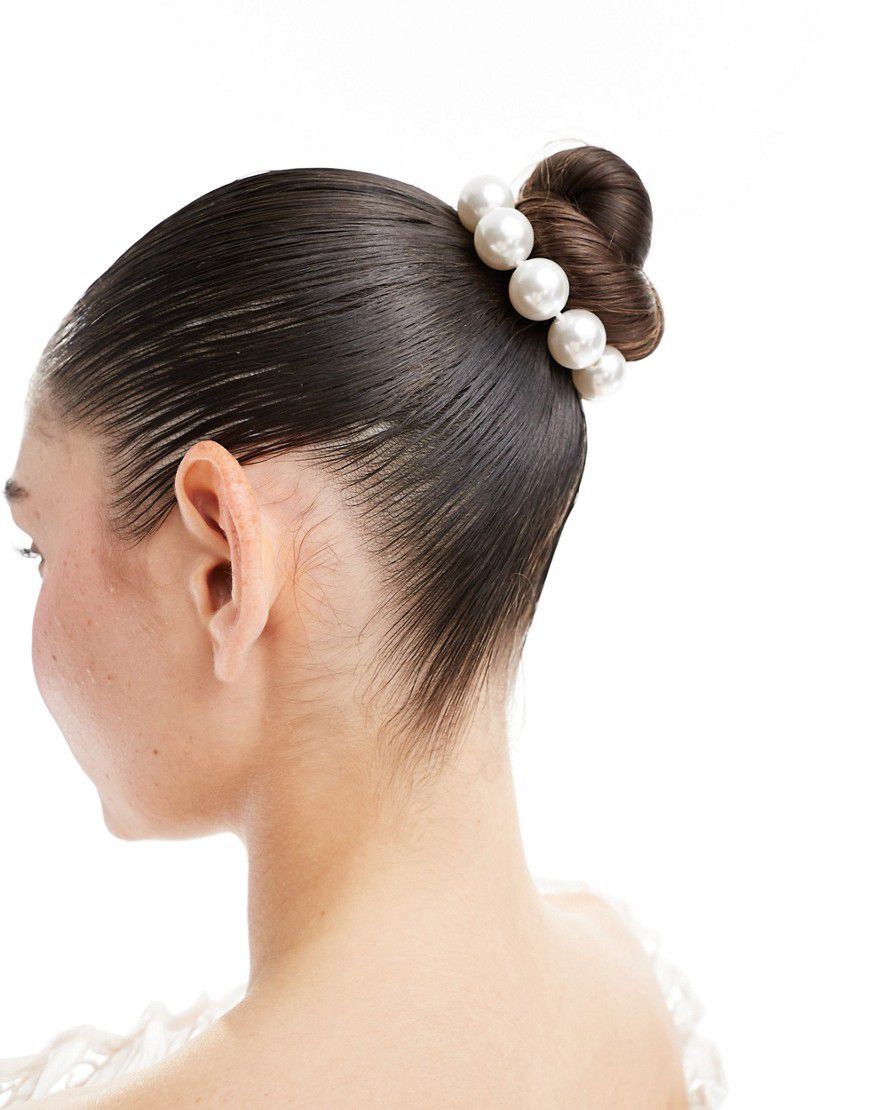Elastico per capelli con perle - Reclaimed Vintage - Modalova