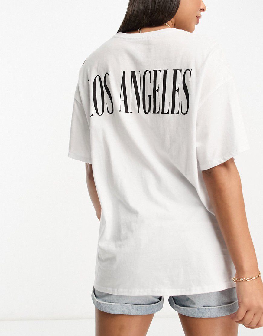 X STELLA NY LA - T-shirt boyfriend oversize bianca - RVCA - Modalova