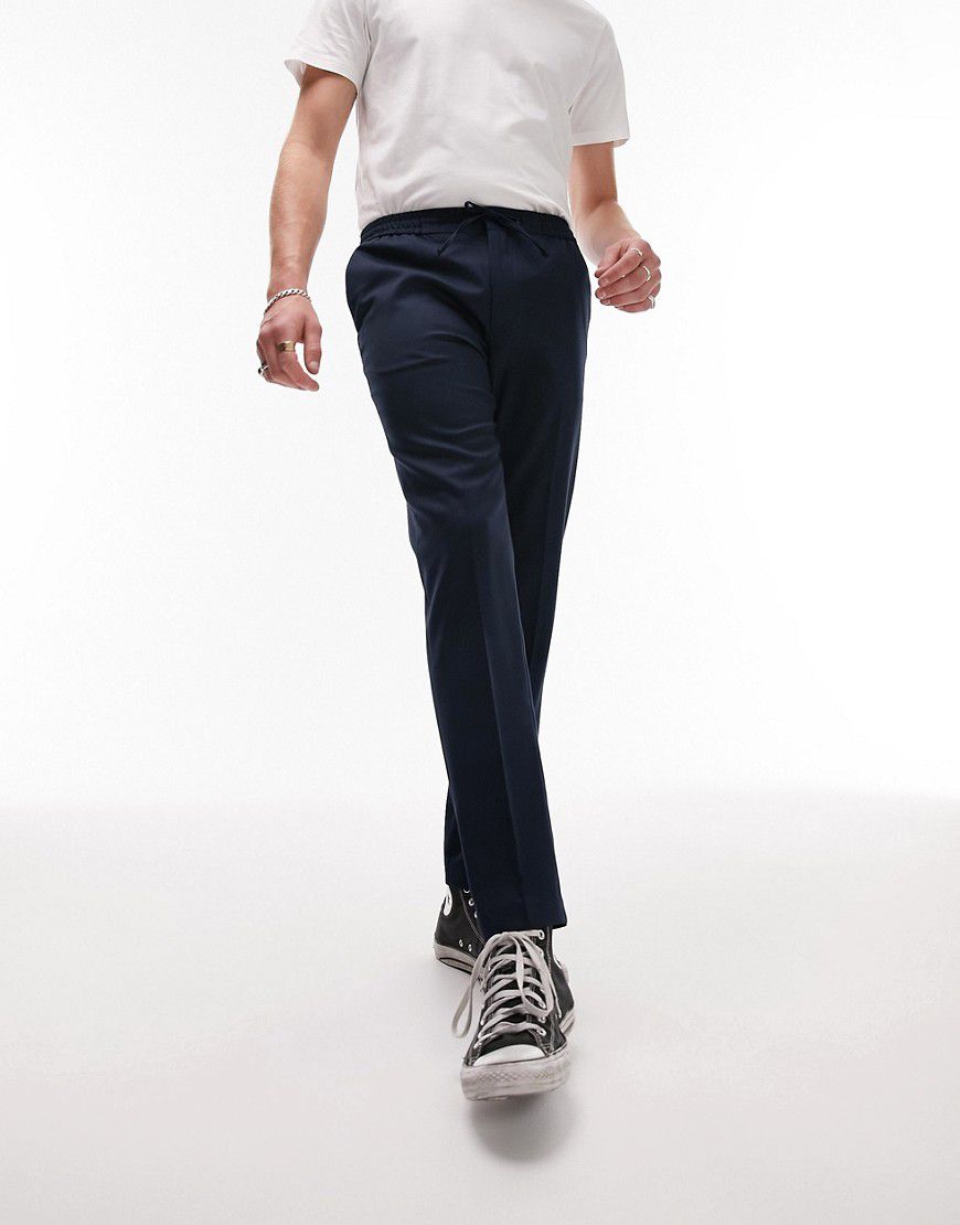 Pantaloni skinny eleganti con fascia in vita elasticizzata - Topman - Modalova