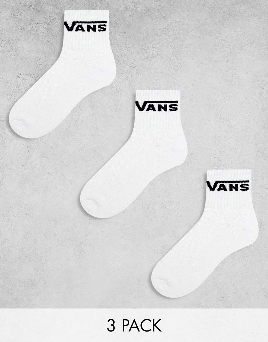 Confezione da 3 paia di calzini classici bianchi - Vans - Modalova
