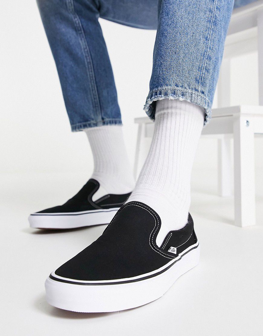 Classic - Sneakers senza lacci nere e bianche - Vans - Modalova