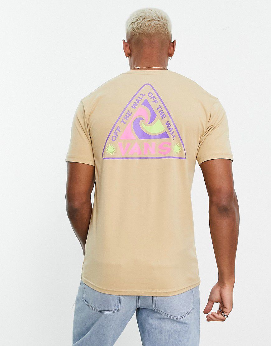 Summer Camp - T-shirt color pietra con stampa sul retro - Vans - Modalova