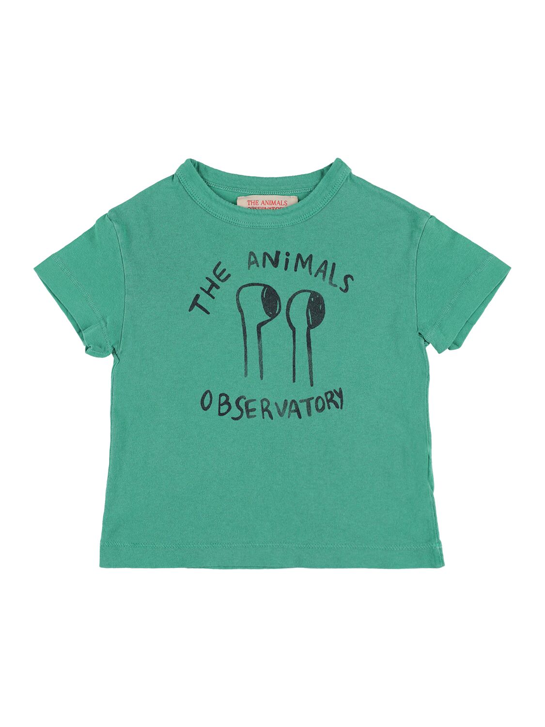 T-shirt In Jersey Di Cotone Stampato - THE ANIMALS OBSERVATORY - Modalova