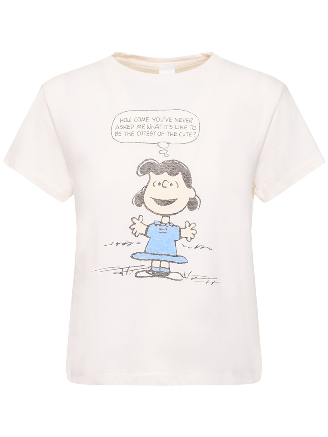 T-shirt Lucy Cute In Cotone - RE/DONE - Modalova