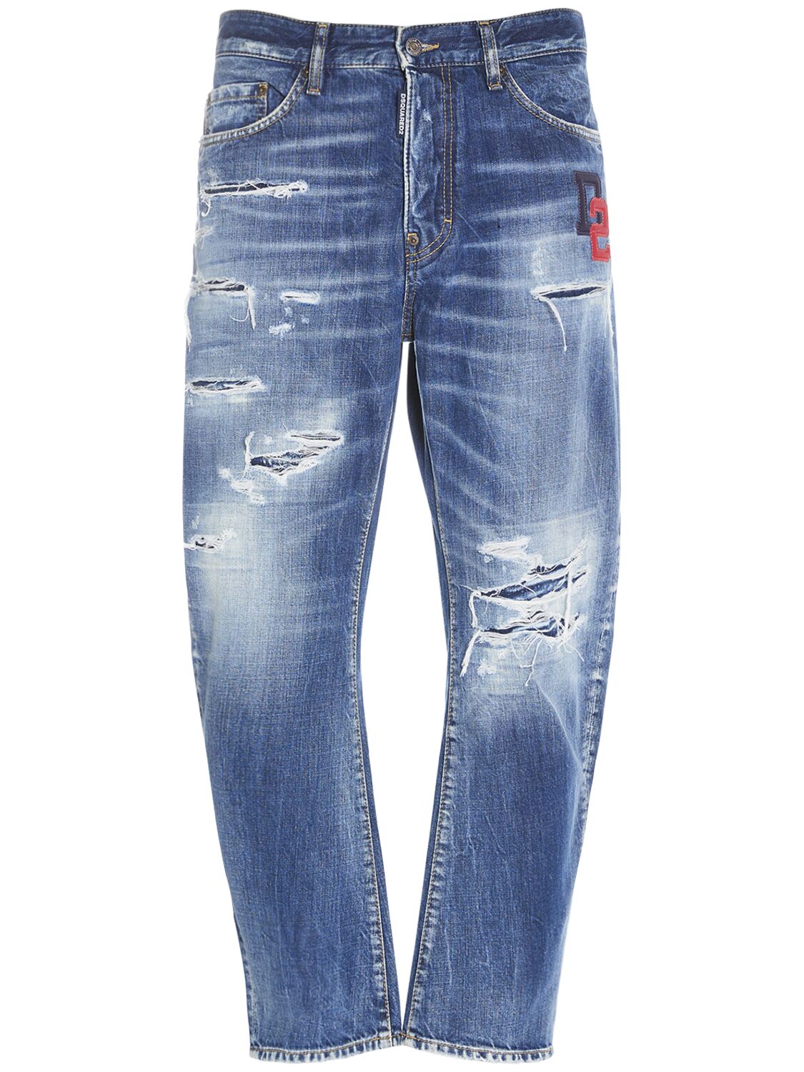 Jeans Bro In Denim Di Cotone - DSQUARED2 - Modalova
