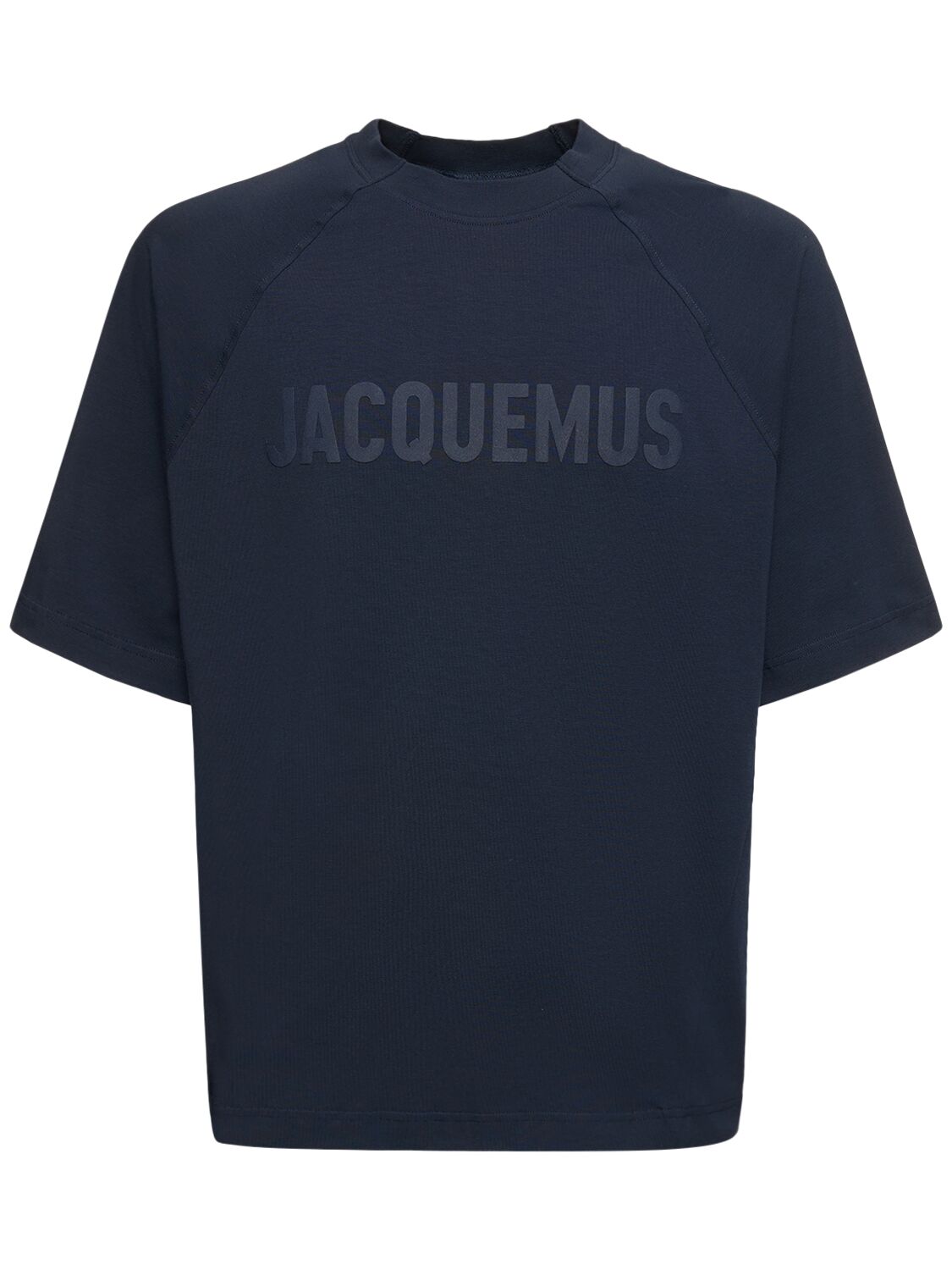 T-shirt Le Tshirt Typo In Cotone - JACQUEMUS - Modalova
