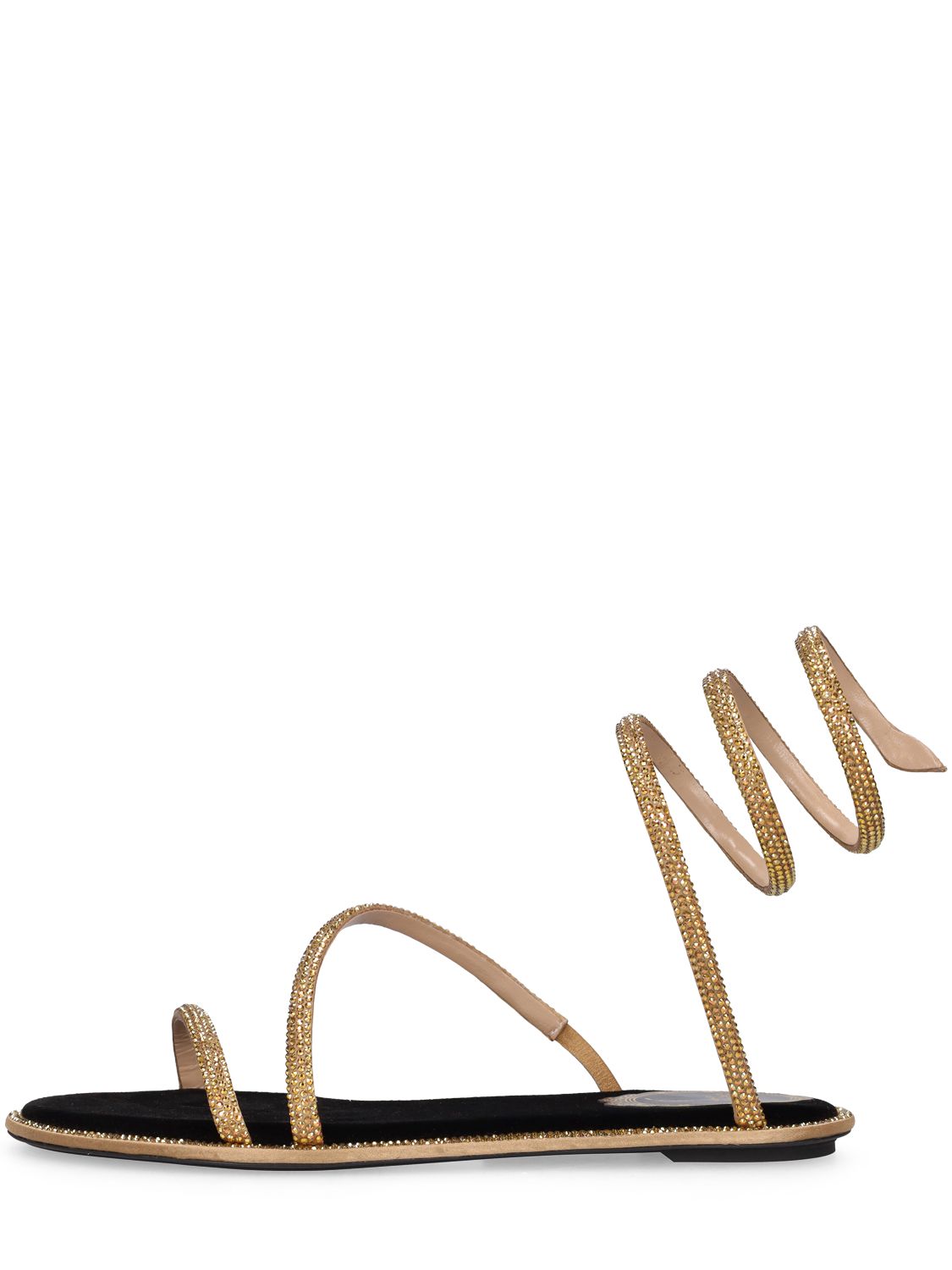 Sandali In Camoscio Con Decorazioni 10mm - RENÉ CAOVILLA - Modalova