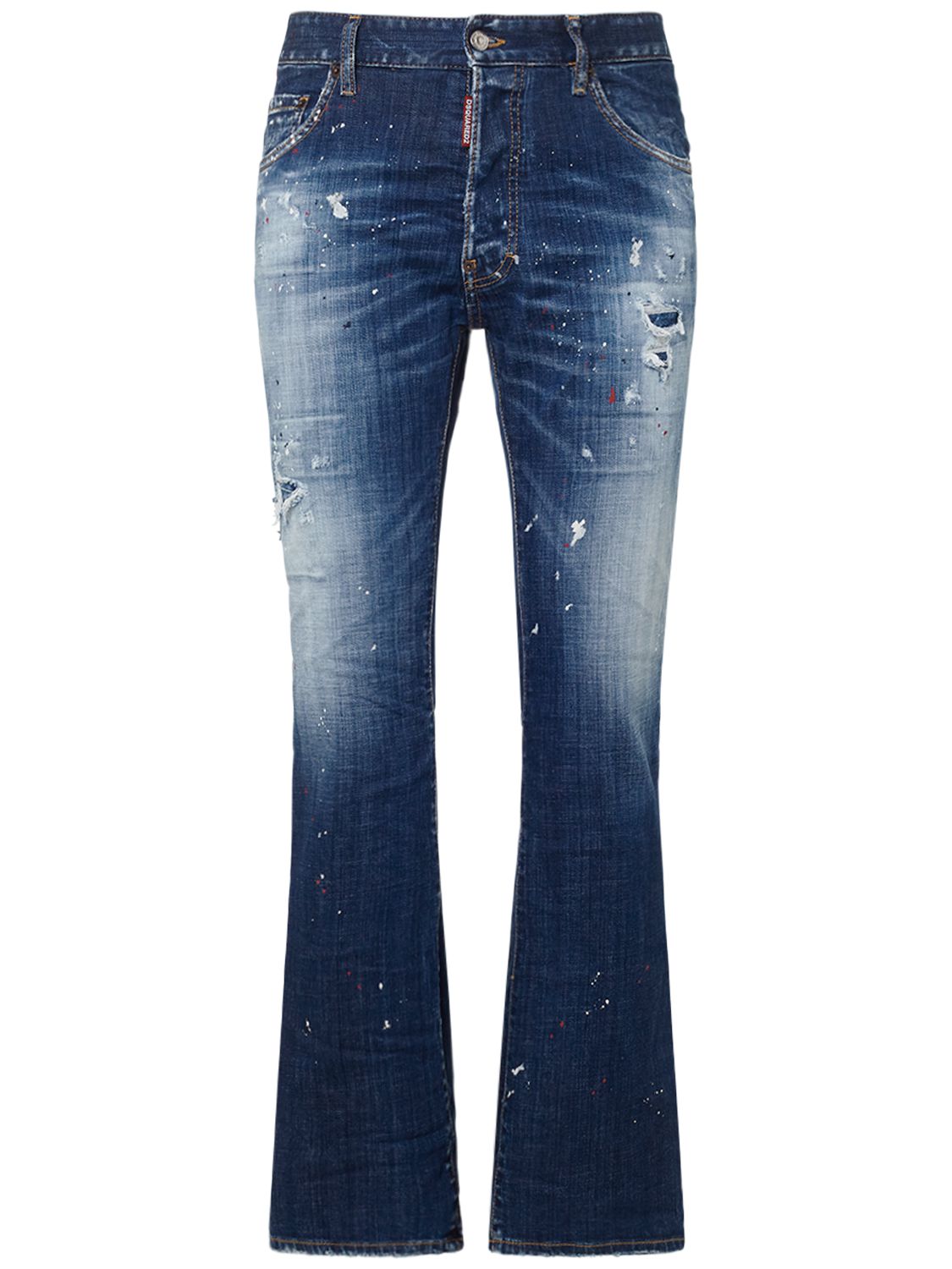 Jeans Bootcut In Denim Di Cotone Stretch - DSQUARED2 - Modalova