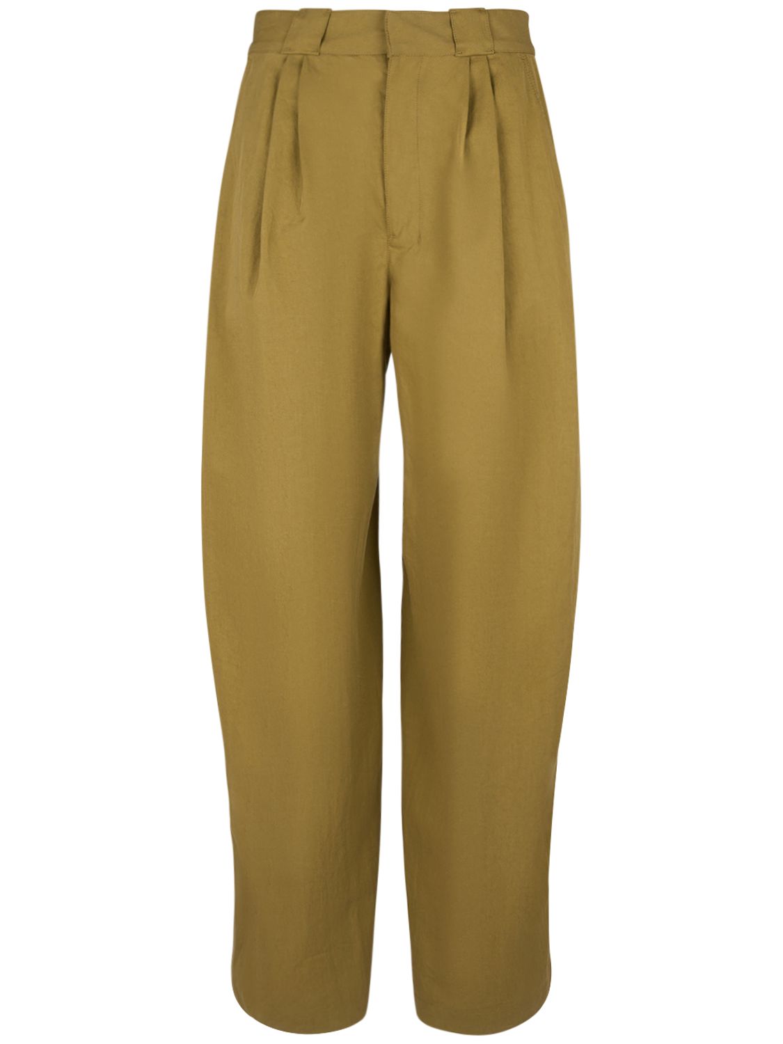 Pantaloni Larghi In Cotone Con Pinces - LEMAIRE - Modalova