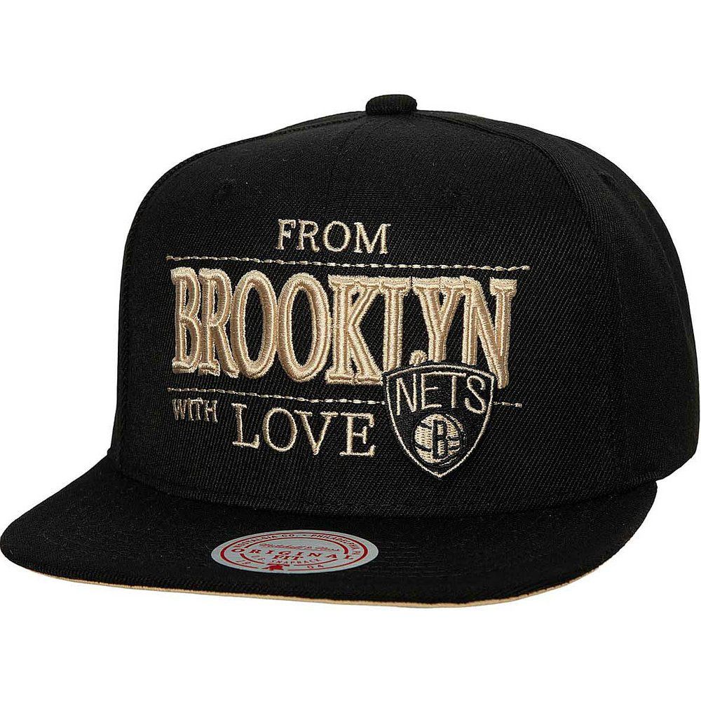 NBA BROOKLYN WITH LOVE SNAPBACK CAP, nero/ - Mitchell And Ness - Modalova