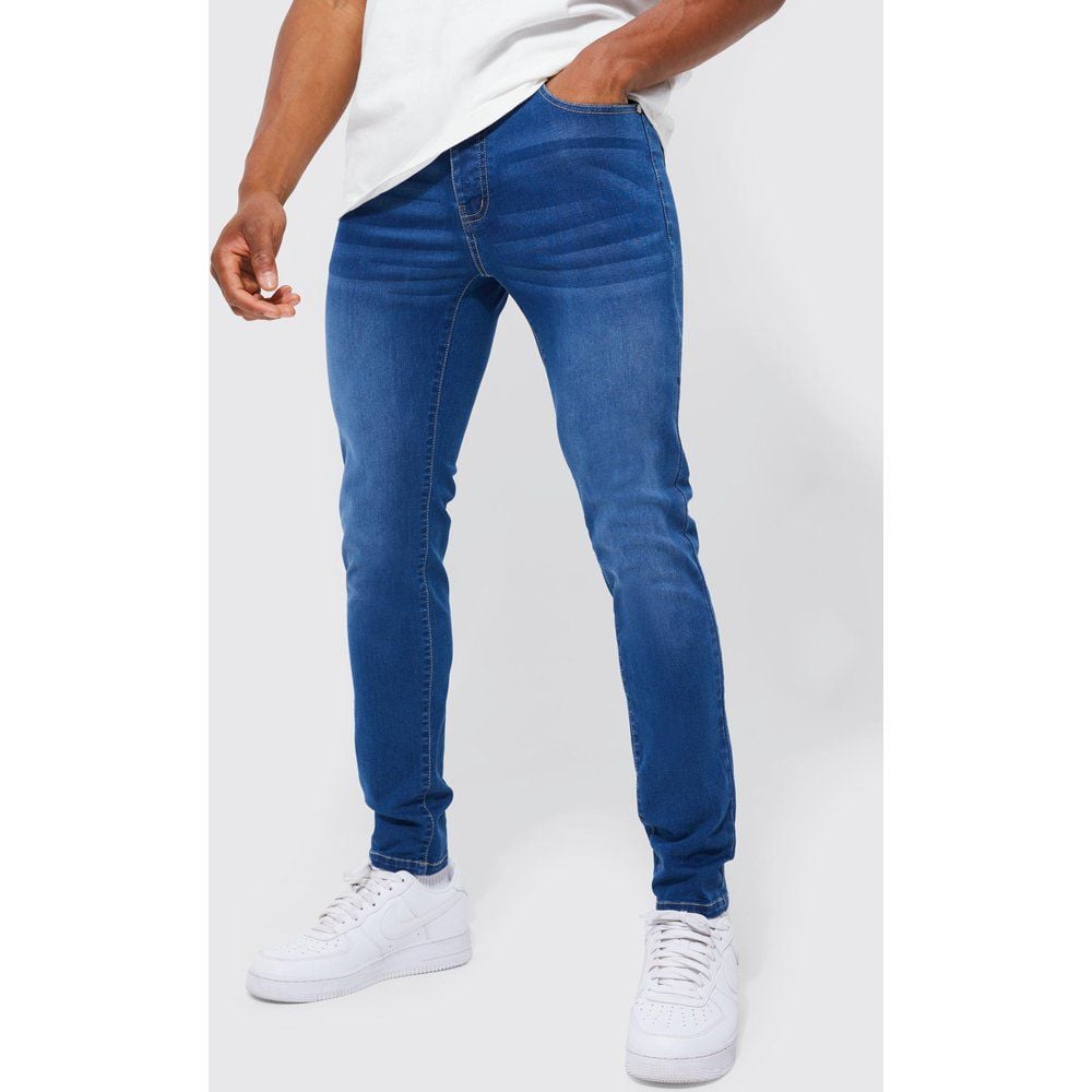 Jeans Stretch Skinny Fit, Azzurro - boohoo - Modalova
