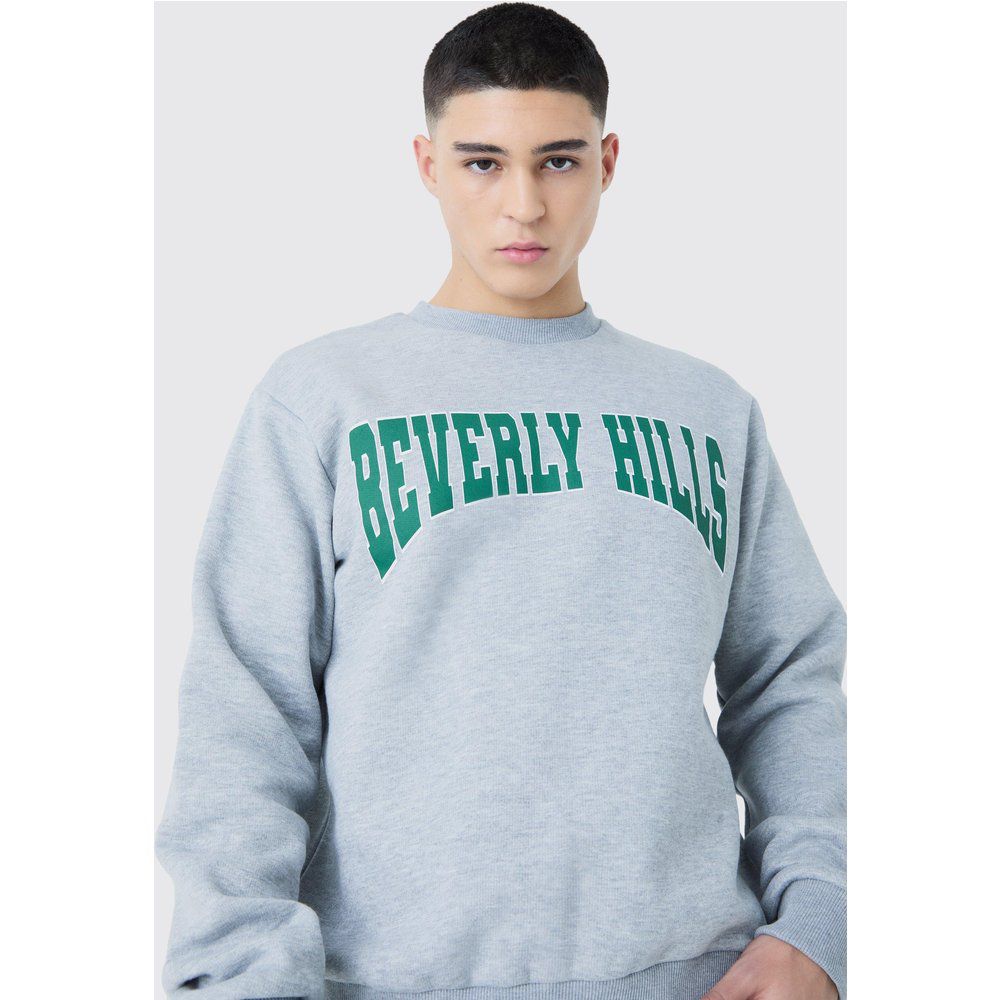 Felpa Beverly Hills stile Varsity - boohoo - Modalova