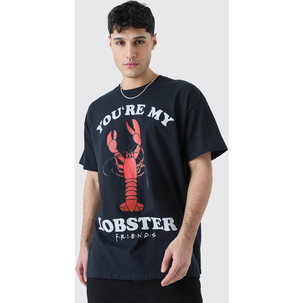 T-shirt oversize ufficiale Friends Lobster - boohoo - Modalova