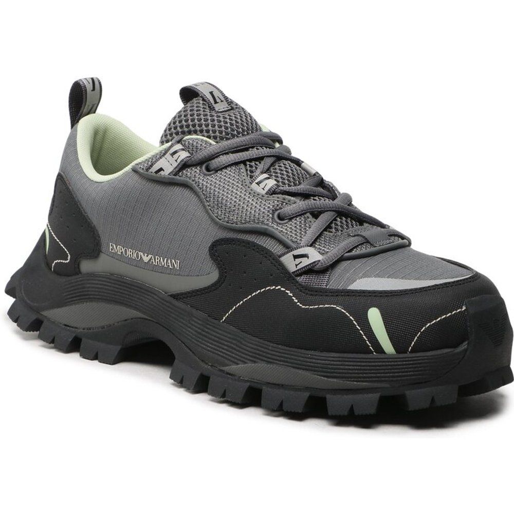 Sneakers - X4C637 XN168 S745 Grey/Grey/Black - Emporio Armani - Modalova