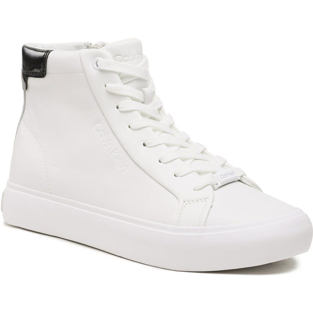 Sneakers - Vulc High Top HW0HW01679 White / Black 0K4 - Calvin Klein - Modalova