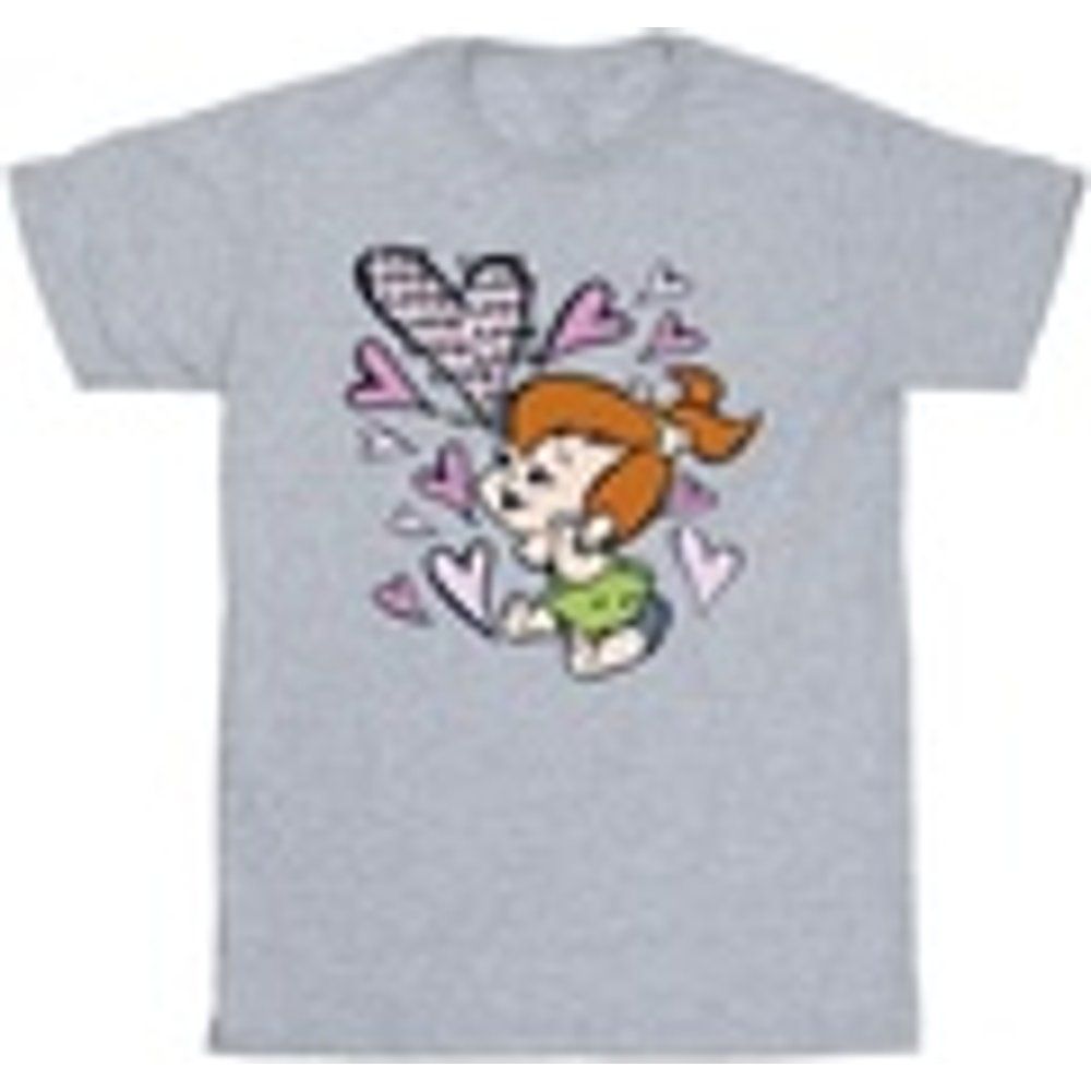 T-shirts a maniche lunghe Pebbles Love Love Love - The Flintstones - Modalova