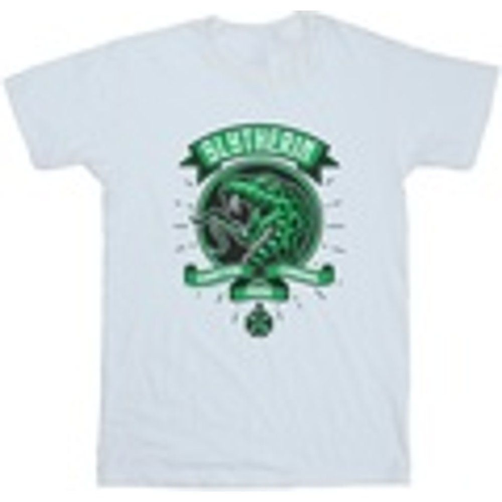 T-shirts a maniche lunghe Slytherin Toon Crest - Harry Potter - Modalova