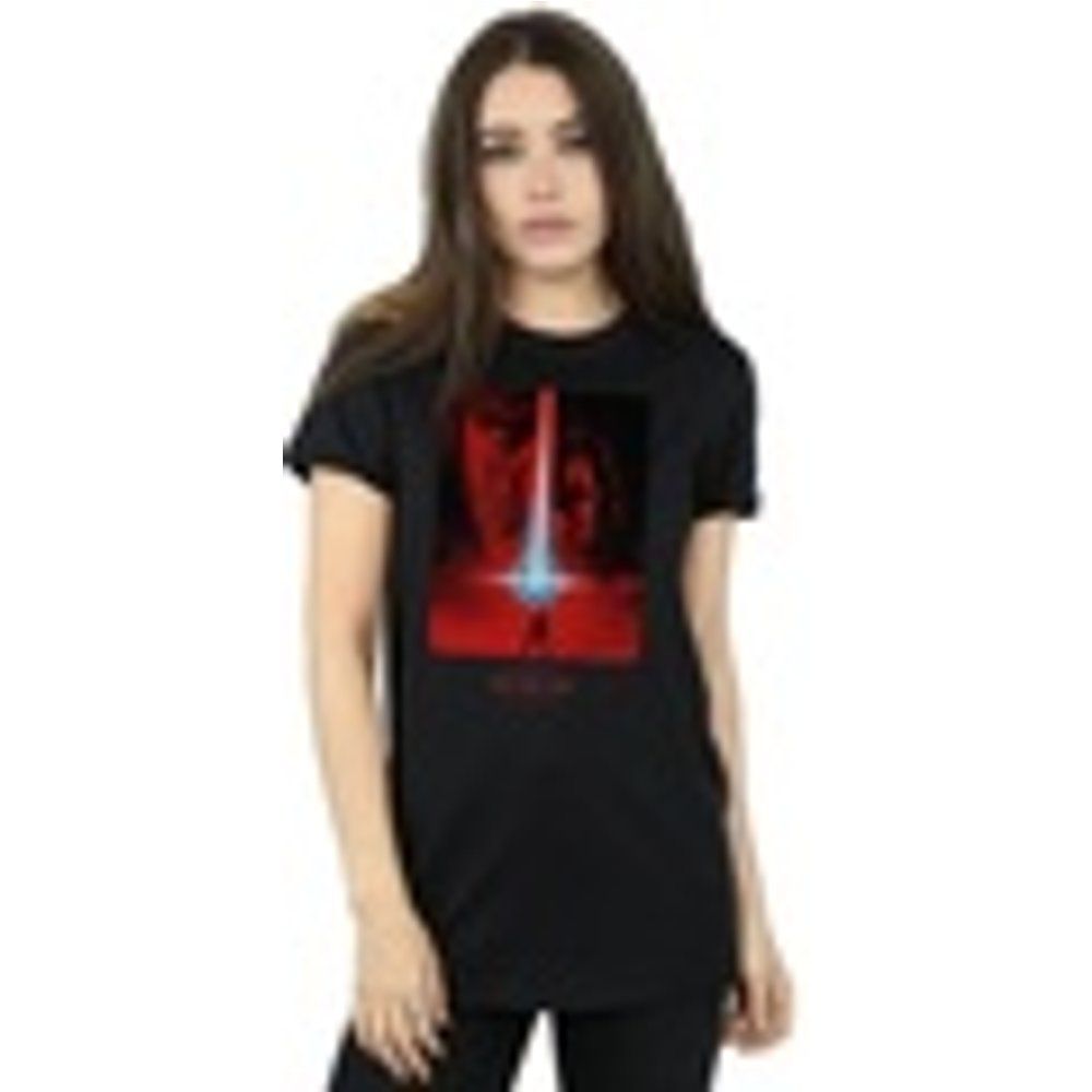 T-shirts a maniche lunghe The Last Jedi Red Poster - Disney - Modalova