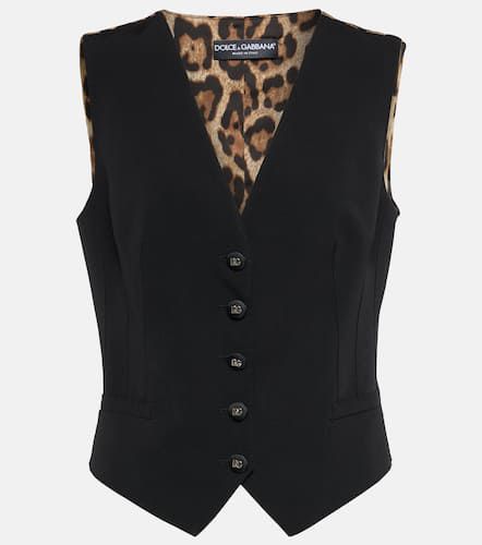 Dolce&Gabbana Gilet in misto lana - Dolce&Gabbana - Modalova