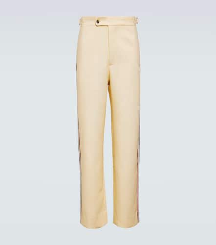 Pantaloni regular Stria in cotone con perline - Bode - Modalova