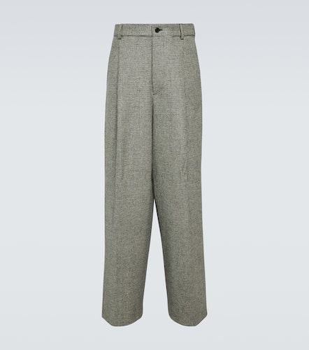 Pantaloni regular in tweed di lana - Dries Van Noten - Modalova