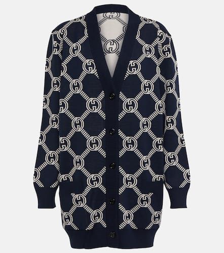 Cardigan GG reversibile in misto lana - Gucci - Modalova