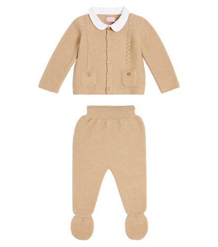 Baby - Cardigan e pantaloni Arlo in lana - La Coqueta - Modalova