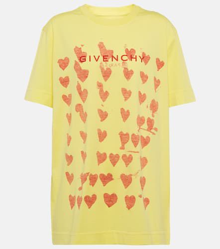 T-shirt in cotone con stampa - Givenchy - Modalova