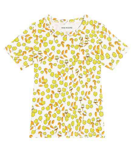 T-shirt Flowers in misto cotone - Mini Rodini - Modalova