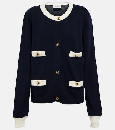 Miu Miu Cardigan in cashmere - Miu Miu - Modalova