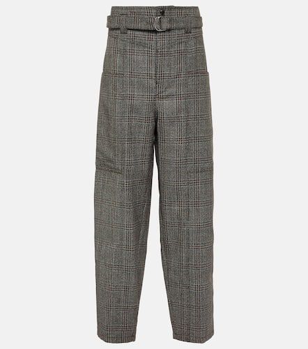 Pantaloni in lana vergine a quadri - Tod's - Modalova
