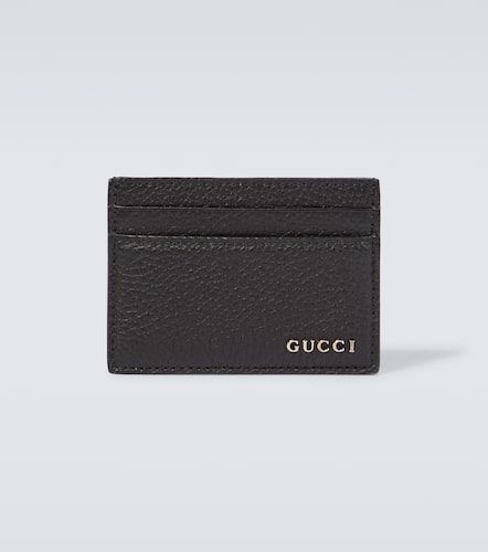 Gucci Portacarte in pelle con logo - Gucci - Modalova