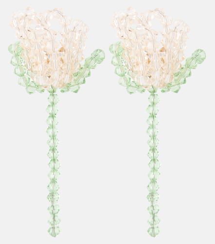 Orecchini pendenti Cluster con cristalli - Simone Rocha - Modalova