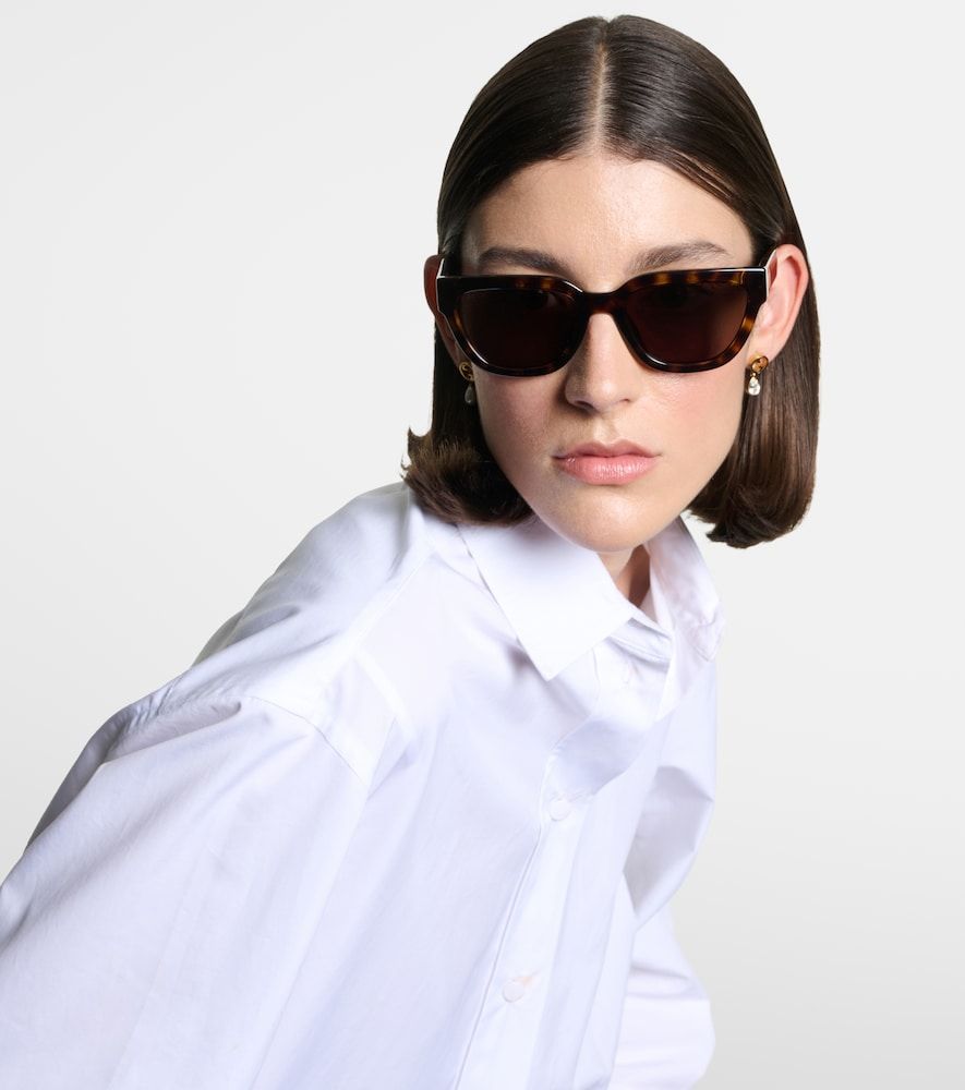 Occhiali da sole cat-eye Interlocking G - Gucci - Modalova