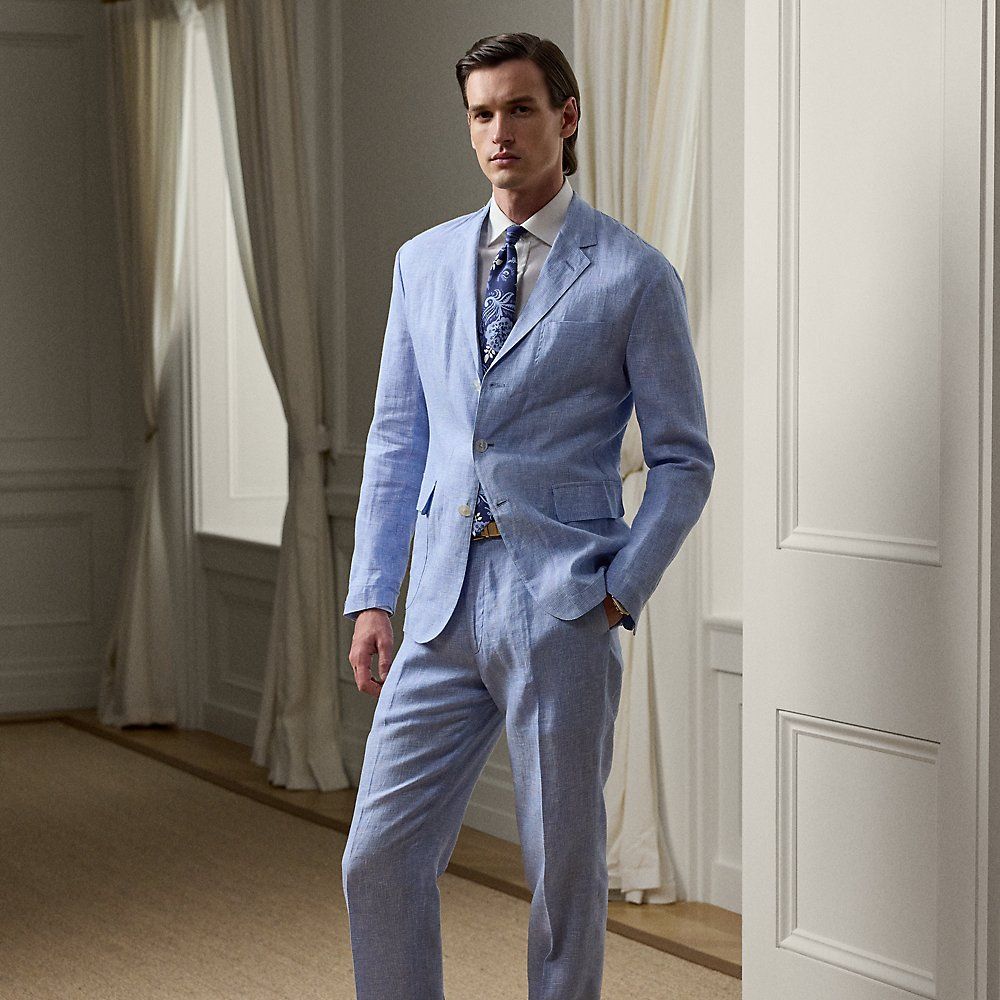 Glenn Hand-Tailored Houndstooth Trouser - Purple Label - Modalova